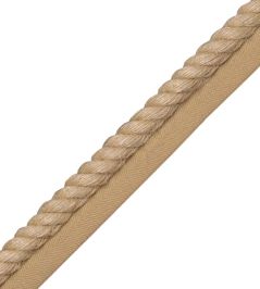 Bali Jute 13mm Cord With Tape Trimming by Samuel & Sons Burlap Bali Jute 13mm Cord With Tape Trimming by Samuel & Sons Burlap