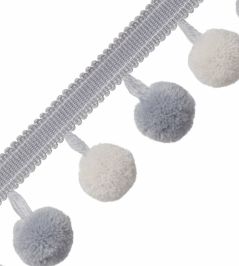 Cirque Pom Pom Fringe Trimming by Samuel & Sons Celestial Cirque Pom Pom Fringe Trimming by Samuel & Sons Celestial