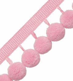 Dolce Pom Pom Fringe Trimming by Samuel & Sons Cotton Candy Dolce Pom Pom Fringe Trimming by Samuel & Sons Cotton Candy