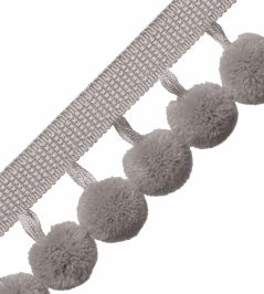 Dolce Pom Pom Fringe Trimming by Samuel & Sons Vapor Dolce Pom Pom Fringe Trimming by Samuel & Sons Vapor