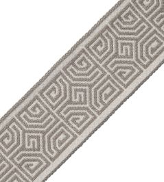 Aztec Border Trimming by Samuel & Sons Fog Aztec Border Trimming by Samuel & Sons Fog