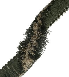 Inca Brush Fringe Trimming by Samuel & Sons Verde Inca Brush Fringe Trimming by Samuel & Sons Verde