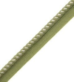 Inca Cord With Tape Trimming by Samuel & Sons Avocado Inca Cord With Tape Trimming by Samuel & Sons Avocado