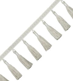 Inca Tassel Fringe Trimming by Samuel & Sons Limestone Inca Tassel Fringe Trimming by Samuel & Sons Limestone