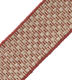 Tulum Border Trimming by Samuel & Sons Vermillion Tulum Border Trimming by Samuel & Sons Vermillion