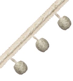 Somerset Bead Fringe Trimming by Samuel & Sons Willow Somerset Bead Fringe Trimming by Samuel & Sons Willow