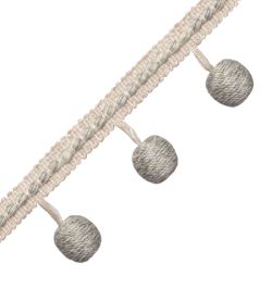 Somerset Bead Fringe Trimming by Samuel & Sons Rain Somerset Bead Fringe Trimming by Samuel & Sons Rain