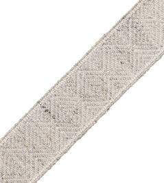 Somerset Geometric Border Trimming by Samuel & Sons Slate Somerset Geometric Border Trimming by Samuel & Sons Slate