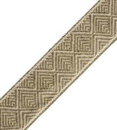 Somerset Geometric Border Trimming by Samuel & Sons Olive Somerset Geometric Border Trimming by Samuel & Sons Olive
