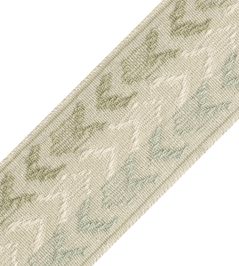 Somerset Ikat Border Trimming by Samuel & Sons Willow Somerset Ikat Border Trimming by Samuel & Sons Willow