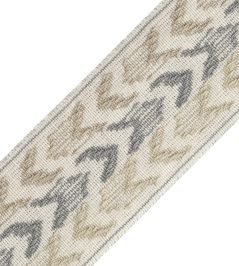 Somerset Ikat Border Trimming by Samuel & Sons Slate Somerset Ikat Border Trimming by Samuel & Sons Slate