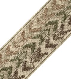 Somerset Ikat Border Trimming by Samuel & Sons Olive Somerset Ikat Border Trimming by Samuel & Sons Olive