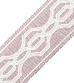 Veranda Linen Applique Border Trimming by Samuel & Sons Wisteria Veranda Linen Applique Border Trimming by Samuel & Sons Wisteria