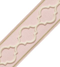 Corinne Embroidered Border Trimming by Samuel & Sons Blossom Corinne Embroidered Border Trimming by Samuel & Sons Blossom