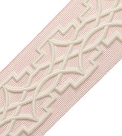 Mireille Embroidered Border Trimming by Samuel & Sons Petal Mireille Embroidered Border Trimming by Samuel & Sons Petal
