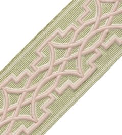 Mireille Embroidered Border Trimming by Samuel & Sons Blossom Mireille Embroidered Border Trimming by Samuel & Sons Blossom