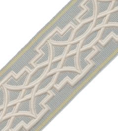 Mireille Embroidered Border Trimming by Samuel & Sons Meadow Mireille Embroidered Border Trimming by Samuel & Sons Meadow
