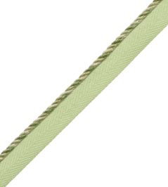 Veronique Cord With Tape Trimming by Samuel & Sons Leaf Veronique Cord With Tape Trimming by Samuel & Sons Leaf