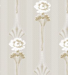Margareta Wallpaper by Sandberg Garden Green Margareta Wallpaper by Sandberg Garden Green