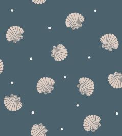 Rio Wallpaper by Sandberg Dark Blue Rio Wallpaper by Sandberg Dark Blue
