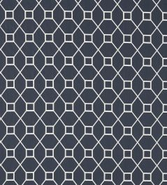 Baroque Trellis Fabric by Sanderson Indigo Baroque Trellis Fabric by Sanderson Indigo