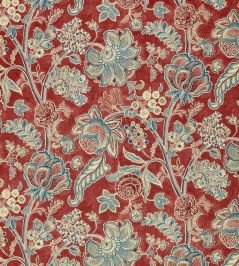 Shalimar Fabric by Sanderson Ruby / Teal Shalimar Fabric by Sanderson Ruby / Teal