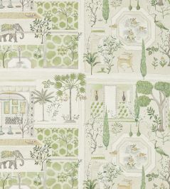 Sultans Garden Fabric by Sanderson Garden Green Sultans Garden Fabric by Sanderson Garden Green