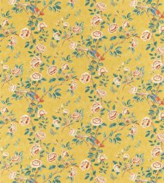 Andhara Fabric by Sanderson Saffron/Teal Andhara Fabric by Sanderson Saffron/Teal