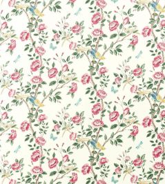 Andhara Fabric by Sanderson Rose/Cream Andhara Fabric by Sanderson Rose/Cream