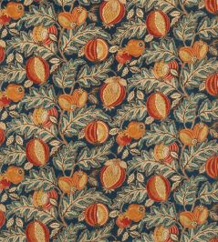 Cantaloupe Fabric by Sanderson Tumeric/Indigo Cantaloupe Fabric by Sanderson Tumeric/Indigo
