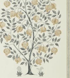 Anaar Tree Wallpaper by Sanderson Charcoal/Gold Anaar Tree Wallpaper by Sanderson Charcoal/Gold