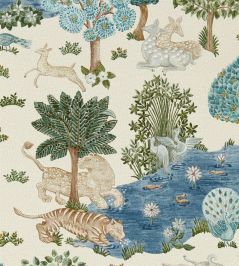 Pamir Garden Wallpaper by Sanderson Cream/Nettle Pamir Garden Wallpaper by Sanderson Cream/Nettle