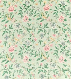 Porcelain Garden Fabric by Sanderson Rose/Duck Egg Porcelain Garden Fabric by Sanderson Rose/Duck Egg