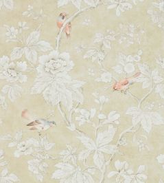 Chiswick Grove Wallpaper by Sanderson Gold Chiswick Grove Wallpaper by Sanderson Gold