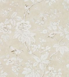Chiswick Grove Wallpaper by Sanderson Linen Chiswick Grove Wallpaper by Sanderson Linen
