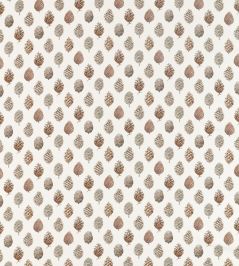 Pine Cones Fabric by Sanderson Briarwood / Cream Pine Cones Fabric by Sanderson Briarwood / Cream