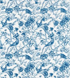 Tattershall Fabric by Sanderson Indigo Tattershall Fabric by Sanderson Indigo