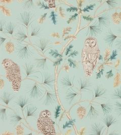 Owlswick Wallpaper by Sanderson Whitstable Blue Owlswick Wallpaper by Sanderson Whitstable Blue