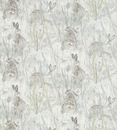 Dune Hares Fabric by Sanderson Mist/Pebble Dune Hares Fabric by Sanderson Mist/Pebble