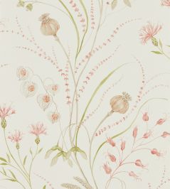 Summer Harvest Wallpaper by Sanderson Claret/Olive Summer Harvest Wallpaper by Sanderson Claret/Olive