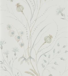 Summer Harvest Wallpaper by Sanderson Silver/Chalk Summer Harvest Wallpaper by Sanderson Silver/Chalk