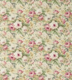 Amelia Rose Fabric by Sanderson Crimson/Gold Amelia Rose Fabric by Sanderson Crimson/Gold