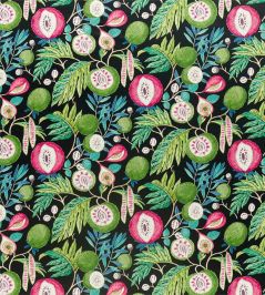 Jackfruit Fabric by Sanderson Tropical/Ink Jackfruit Fabric by Sanderson Tropical/Ink