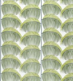 Manila Embroidery Fabric by Sanderson Lime Manila Embroidery Fabric by Sanderson Lime