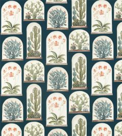 Terrariums Fabric by Sanderson Ink/Papaya Terrariums Fabric by Sanderson Ink/Papaya
