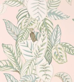 Calathea Wallpaper by Sanderson Orchid/Eucalyptus Calathea Wallpaper by Sanderson Orchid/Eucalyptus