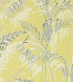 Palm House Wallpaper by Sanderson Chartreuse/Grey Palm House Wallpaper by Sanderson Chartreuse/Grey