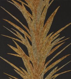 Yucca Wallpaper by Sanderson Charcoal/Gold Yucca Wallpaper by Sanderson Charcoal/Gold