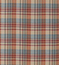 Bryndle Check Fabric by Sanderson Russet / Amber Bryndle Check Fabric by Sanderson Russet / Amber
