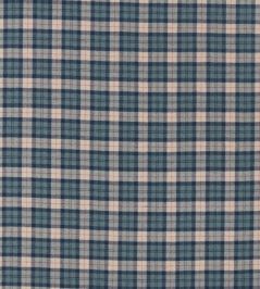 Fenton Check Fabric by Sanderson Check Teal Fenton Check Fabric by Sanderson Check Teal